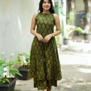 Women Viscose Rayon Kurta Palazzo Set